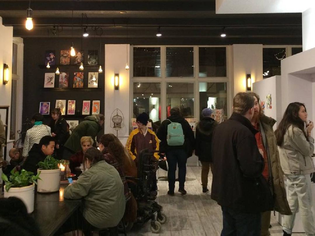 people at an event